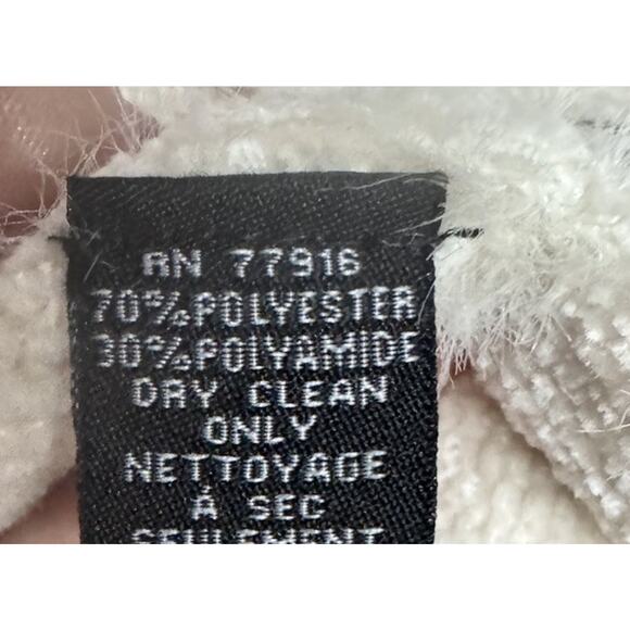 Anthropologie Boho Fringe Knit Shawl Wrap Textured Poncho Style Layering One Sz - Picture 11 of 12